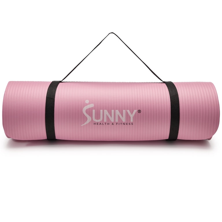 Sunny Health & Fitness Premium 1/2-Inch Extra Thick Exercise Yoga