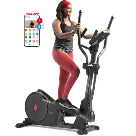 Sunny Health & Fitness Premium Elliptical Exercise Machine Smart Trainer w Free SunnyFit® App Membership - SF-E3912SMART