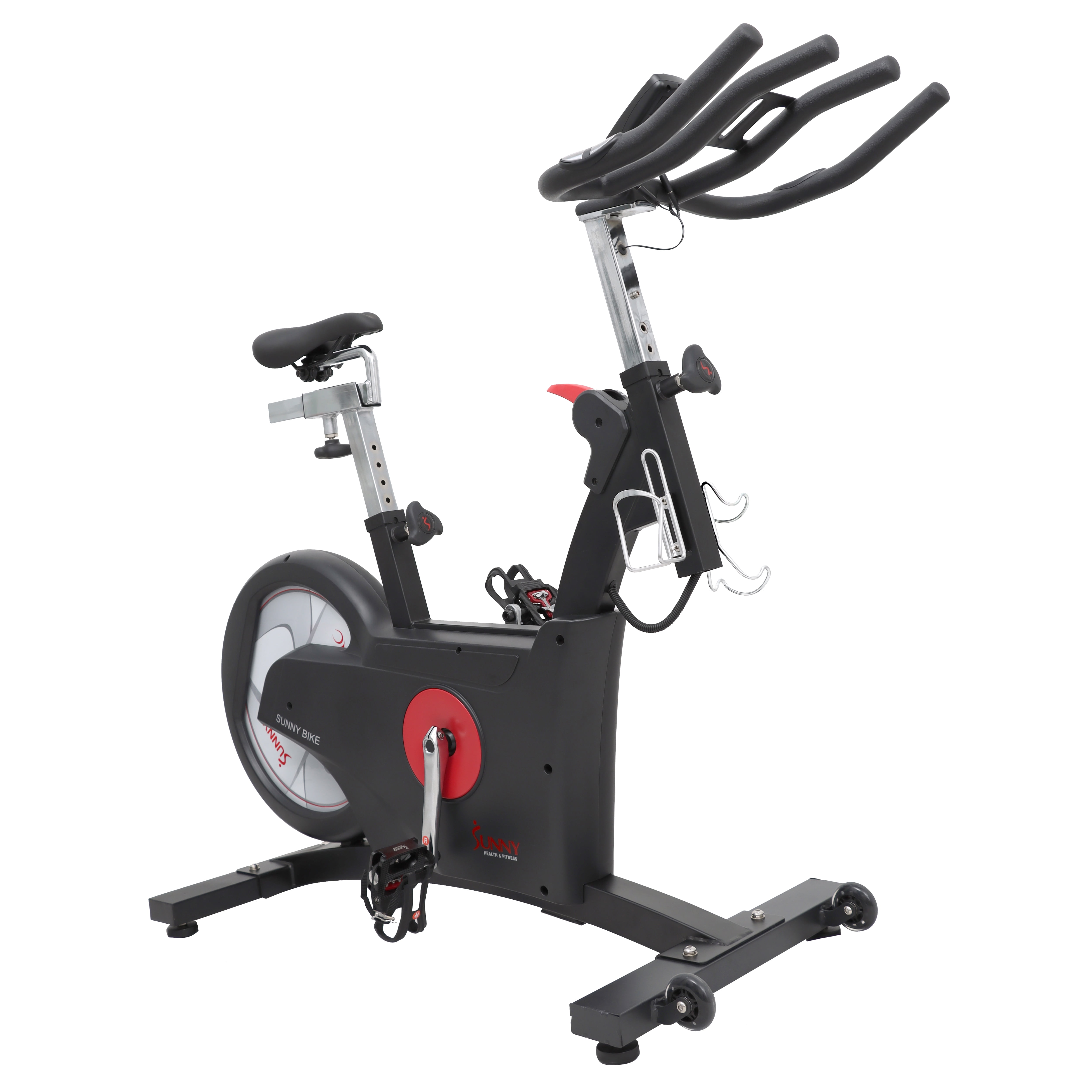 Sunny Health Fitness Premium Kinetic Flywheel Rear Drive Indoor