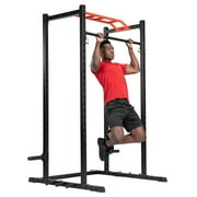 Sunny Health Fitness Pull Up Bar Attachment for Power Racks and Gym Cages, Cage Attachment, SF-XFA001