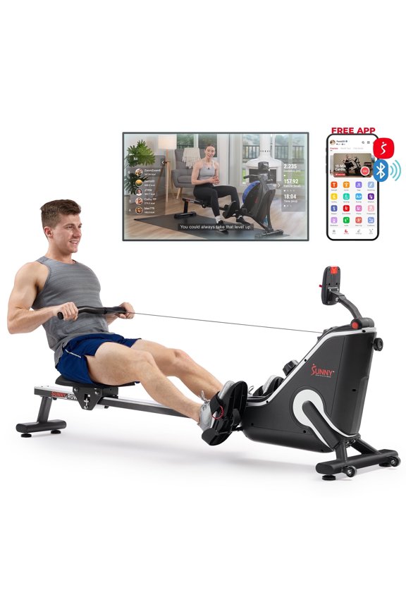 SMART Compact Indoor Magnetic Rowing Machine