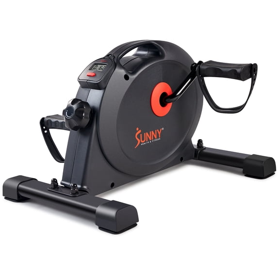 Sunny Health & Fitness SMART Low Profile Under Desk Smart Mini Pedal Exerciser For Leg & Arm w Free SunnyFit® App Membership - SF-B023005DGY