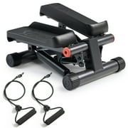 Sunny Health & Fitness SMART Mini Stepper with Exercise Bands - NO. 012SMART