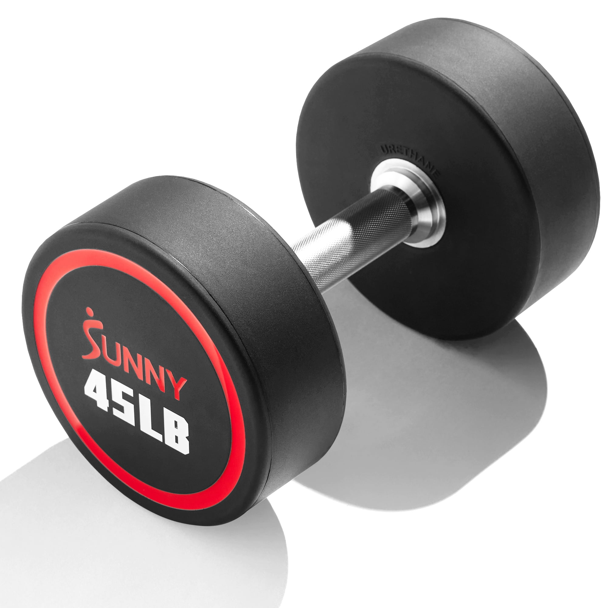 Sunny Health Fitness Signature Style Polyurethane Round Dumbbells 45 Pound SF DB02 45 Walmart