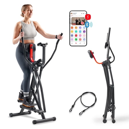 Sunny Health & Fitness Smart Air Walk Cross Trainer Elliptical Machine