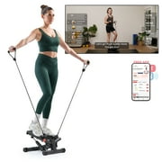 Sunny Health & Fitness Smart Twist Stepper with Resistance Bands - NO. 068SMART