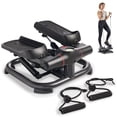 thumbnail image 1 of Sunny Health & Fitness Stair Stepper with Resistance Bands, Bluetooth SunnyFit App & 400 LB Capacity, 1 of 10