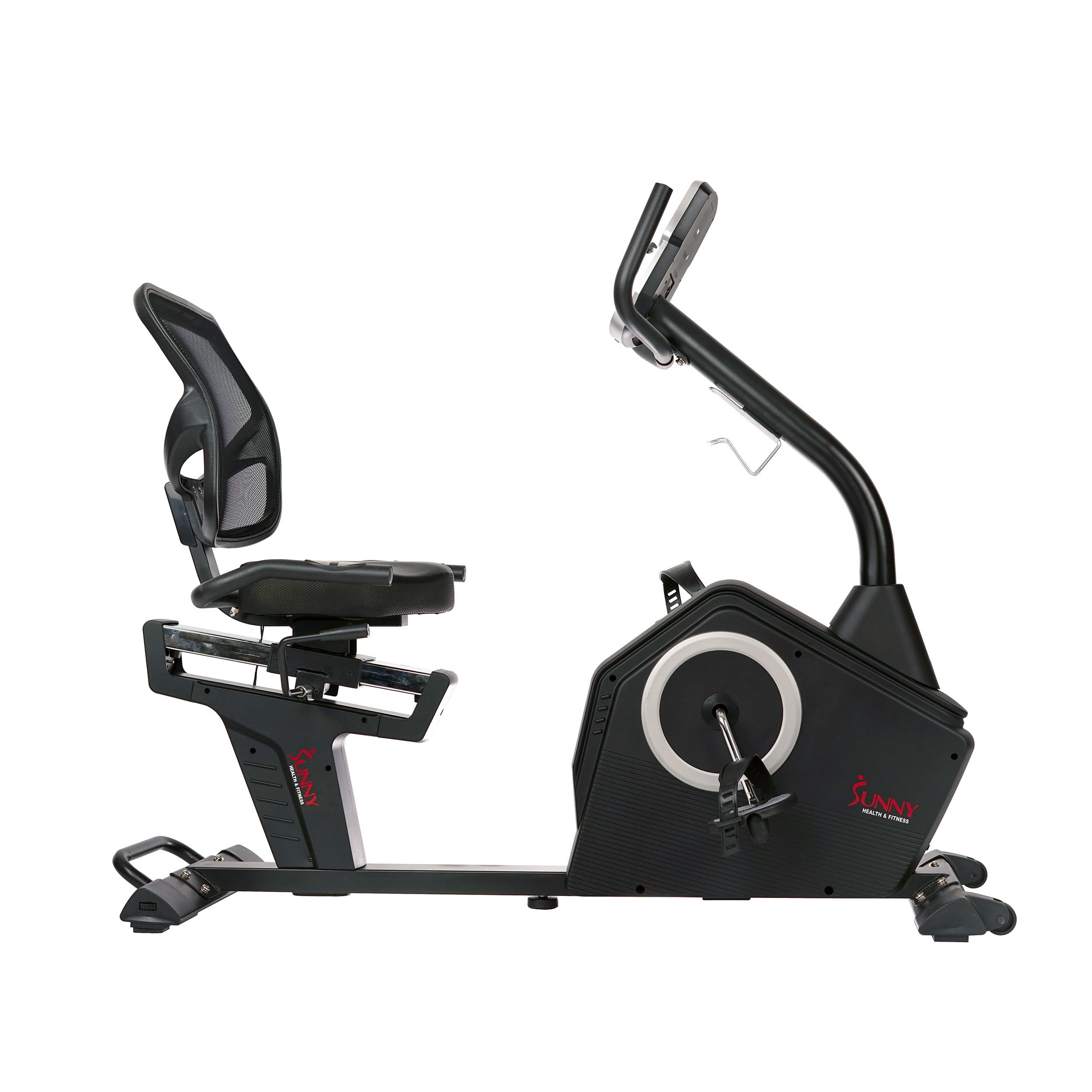 Sunny Health Fitness Recumbent Bike LCD Display Pulse Monitor 16 Level Resistance SF RB4850 Walmart