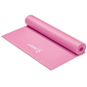 Sunny Health & Fitness High-Density 4mm Yoga Mat- Pink – NO. 031-PK