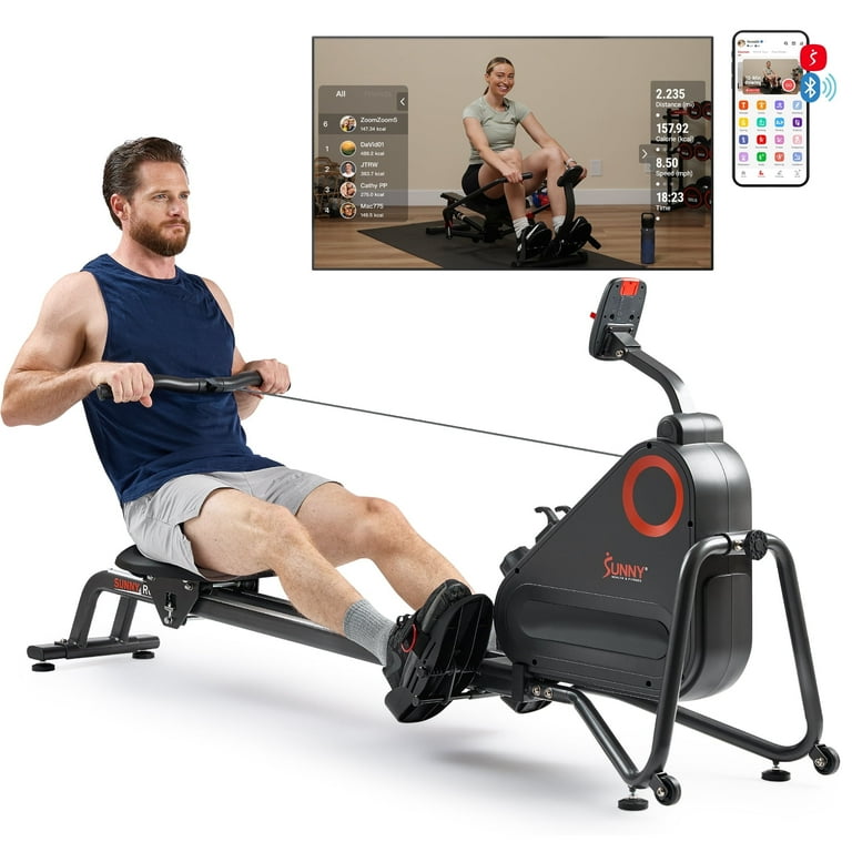 Magnetic Rower Serenelife Smart Rowing Machine SereneLife Smart