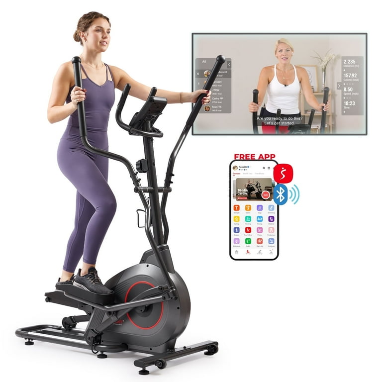 Sunny Health & Fitness Exercise Ultra Silent Smart