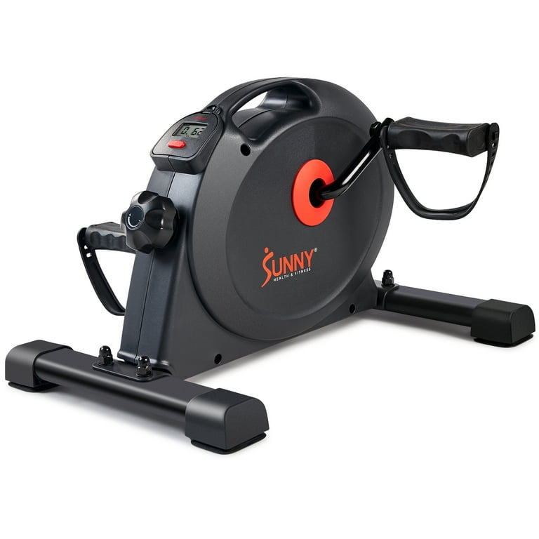 Sunny Health & Fitness SMART Low Profile Under Desk Smart Mini Pedal Exerciser For Leg & Arm w Free SunnyFit® App Membership - SF-B023005DGY Sunny Health & Fitness SMART Low Profile Under Desk Smart Mini Pedal Exerciser For Leg & Arm w Free SunnyFit® App Membership - SF-B023005DGY