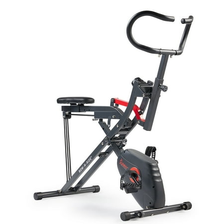 Sunny Health & Fitness Upright Row-N-Ride® 2-in-1 Magnetic Exercise Bike