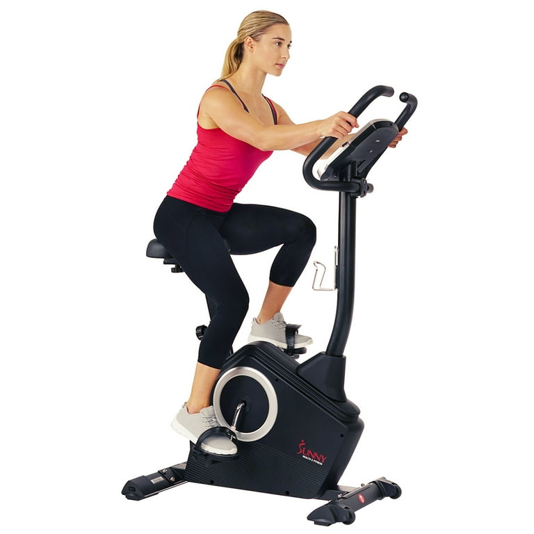 Sunny Health Fitness Upright Stationary Bike Exercise Cycling
