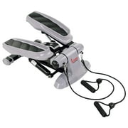 Sunny Health & Fitness Versa Mini Stepper, Climber Exercise Machine with Resistance Bands, Stair Step Workout, SF-S0870