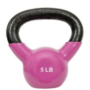 Sunny Health & Fitness Vinyl Coated Kettle Bell - 5Lbs - NO. 066-5