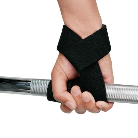 Sunny Health & Fitness Weight Lifting Straps with Neoprene Padding for Heavy Duty Workouts, Strength Training, NO. 086