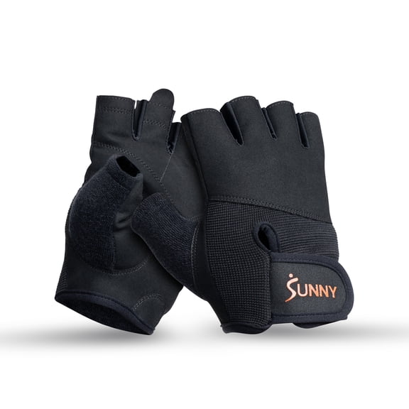 Sunny Health & Fitness Weightlifting Glove, gym workouts, cycling, CrossFit, and strength training- Large