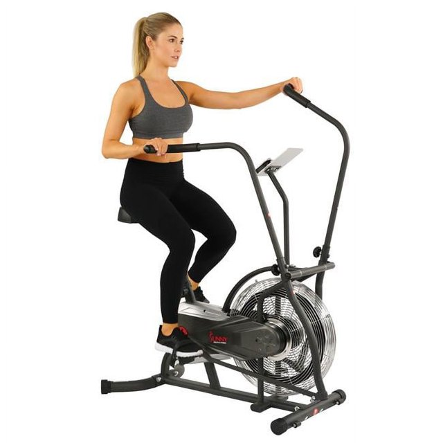 sunny health & fitness zephyr air bike review