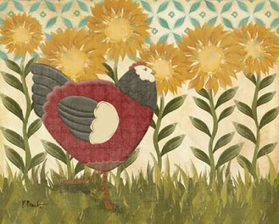 Sunny Hen I Canvas Art - Paul Brent (20 x 24)