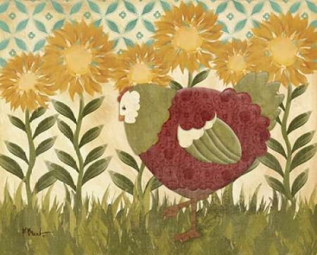Sunny Hen II Canvas Art - Paul Brent (20 x 24)