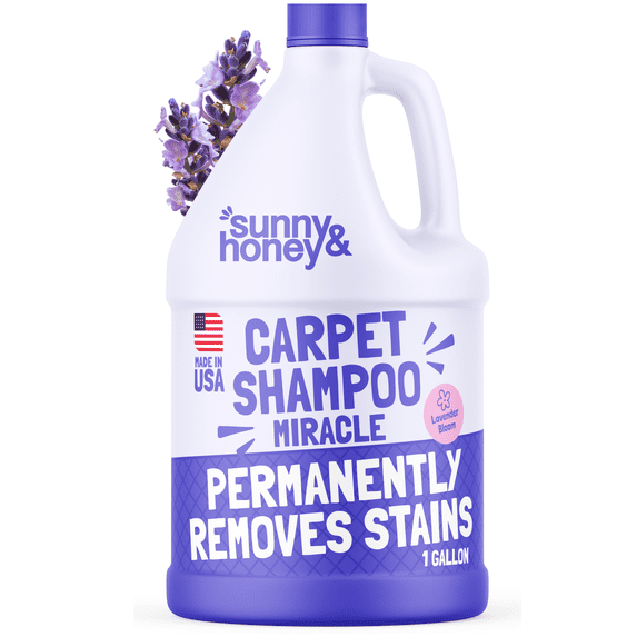 Sunny & Honey Carpet Cleaner Shampoo - 128 fl oz, Light Lavender Scent