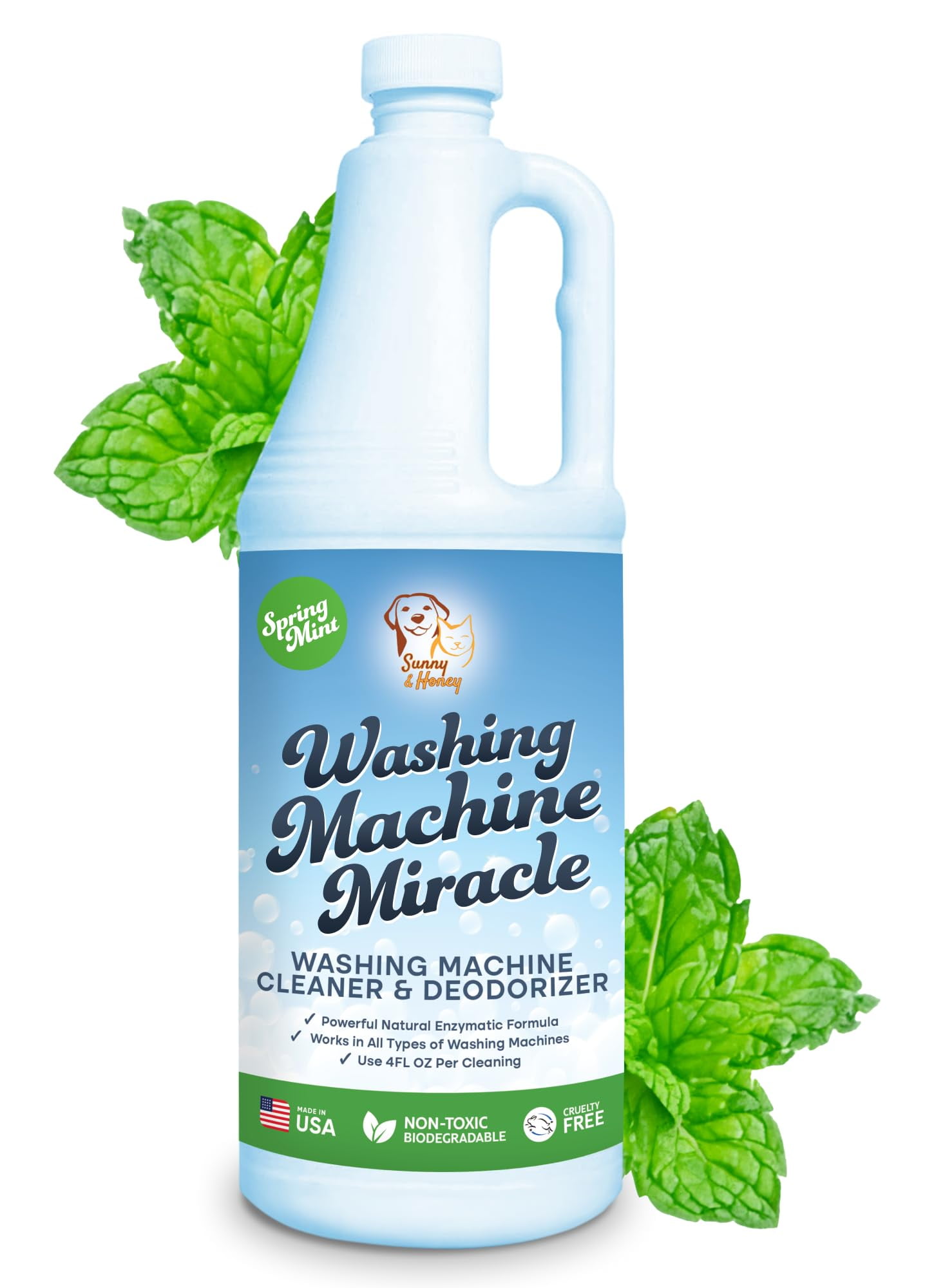 Sunny&Honey Liquid Washing Machine Cleaner for Top Load & Front Load