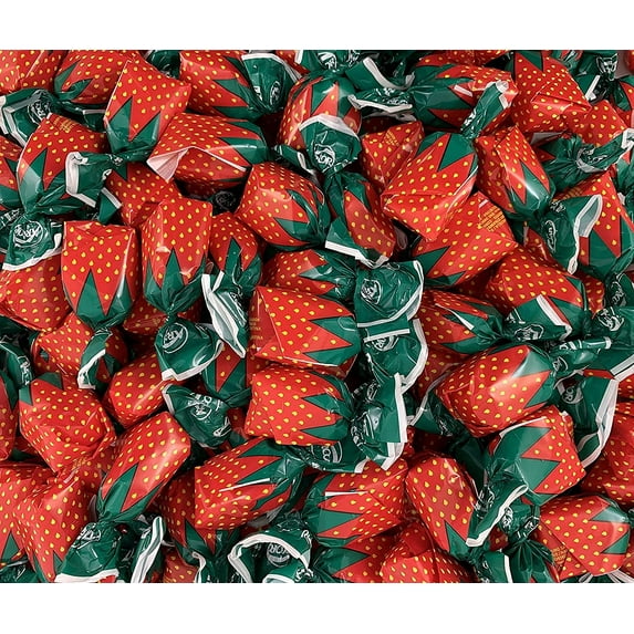 Sunny Island Arcor Strawberry Bon Bons Filled Hard Candy Bulk, 2 Pound Bag