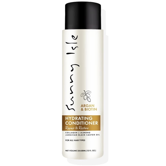 Sunny Isle Argan & Biotin Hydrating Conditioner 12oz