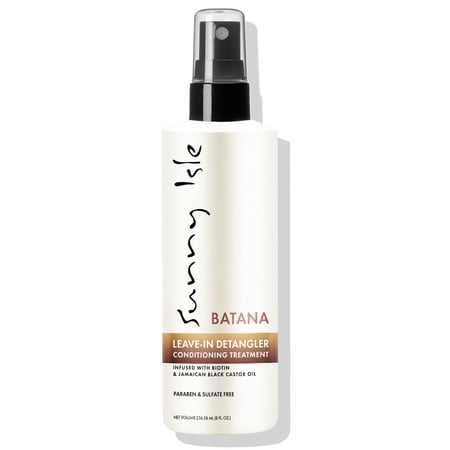 Sunny Isle Batana Leave-In Detangler Conditioning Treatment - Detangling Spray - 8 fl oz