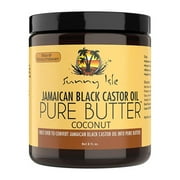 Sunny Isle Coconut Jamaican Black Castor Oil Pure Butter - For Hair & Dry Skin - 8 oz