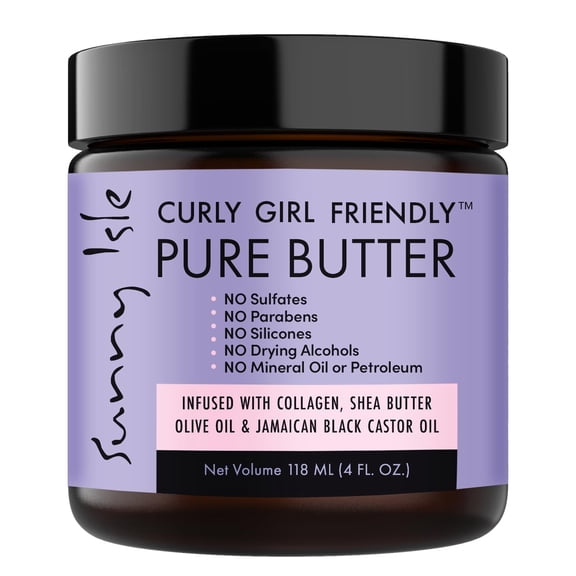 Sunny Isle Curly Girl Friendly Pure Butter 4oz
