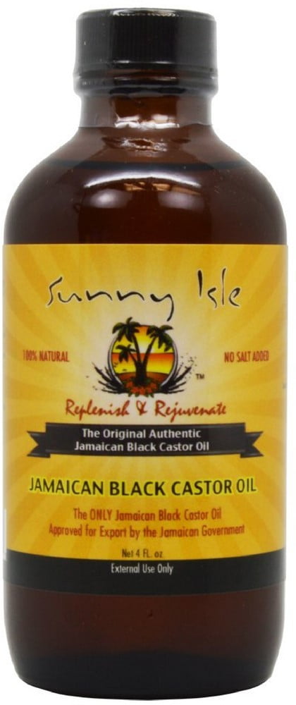 Sunny Isle Jamaican Black Castor Oil 4 oz (Pack of 4)