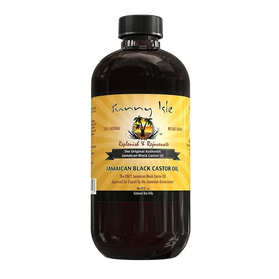 Sunny Isle Jamaican Black Castor Oil 8oz - Plastic PET Bottle