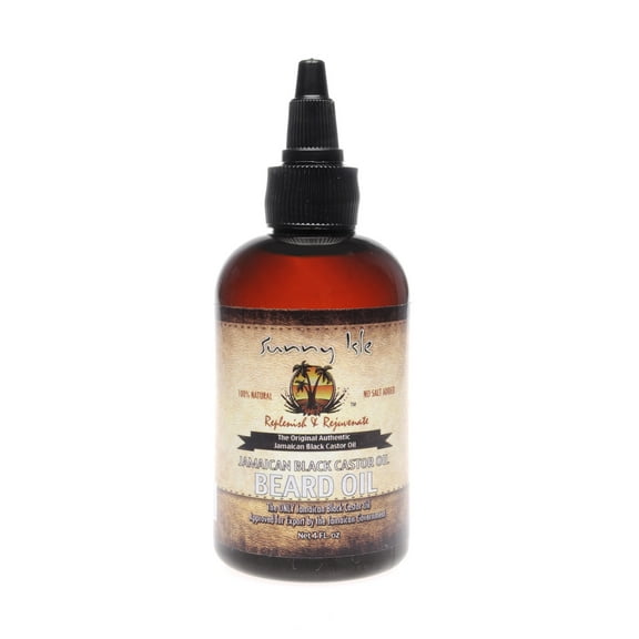 Sunny Isle Jamaican Black Castor Oil Beard Oil, 4oz