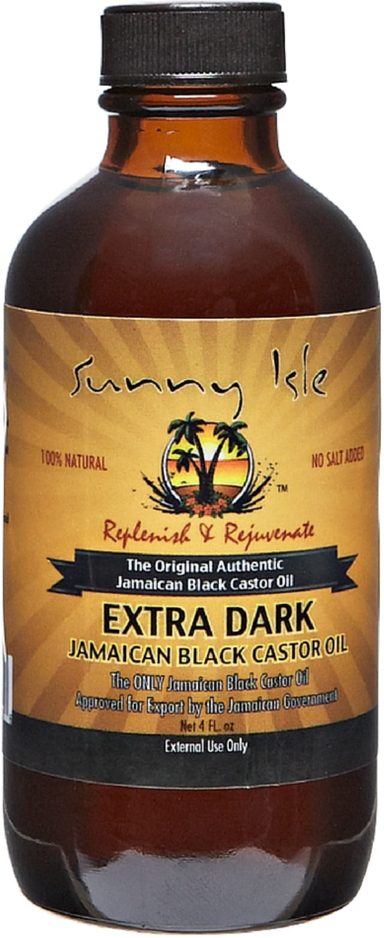 Sunny Isle Jamaican Black Castor Oil Hair Treatments 4 oz (Pack of 3)
