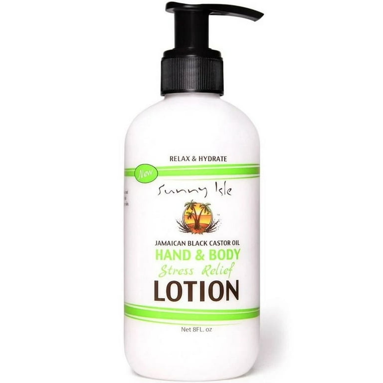SUNNY ISLE Jamaican Black Castor Oil Hand & Body Stress Relief Lotion (8oz) SUNNY ISLE Jamaican Black Castor Oil Hand & Body Stress Relief Lotion (8oz)