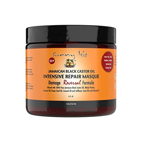 Sunny Isle Jamaican Black Castor Oil Intensive Repair Masque, 16 Oz.