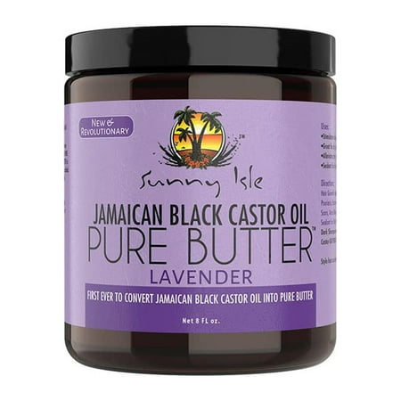 Sunny Isle Jamaican Black Castor Oil Lavender Pure Butter 8oz