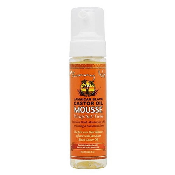 Sunny Isle Jamaican Black Castor Oil Mousse, 7 Oz, Pack of 2