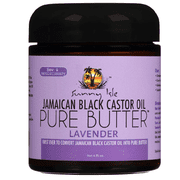 Sunny Isle Lavender Jamaican Black Castor Oil Pure Butter - Moisturizer Hair and Skin- 4 oz