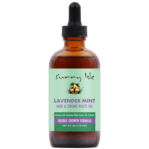Sunny Isle Lavender Mint Hair and Strong Roots Oil 4oz