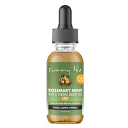 Sunny Isle Rosemary Mint Hair Oil & Strong Roots Oil Lite - Nourishing, Biotin, Jamaican Black Castor - 2oz