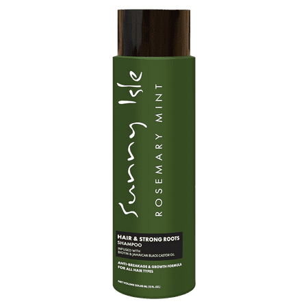 Sunny Isle Rosemary Mint Shampoo Strong Roots - Moisturizing, Paraben-Free - 12oz
