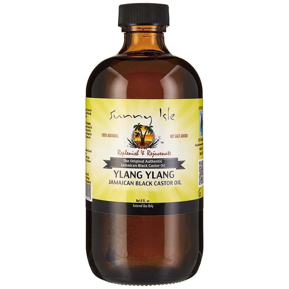 Sunny Isle Ylang Ylang Jamaican Black Castor Oil - Moisturizing Oil - 8 fl oz