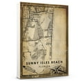 thumbnail image 1 of Sunny Isles Beach Vintage Map Prints Canvas, Florida Map Art Canvas, Canvas, Sunny Isles Beach Map City style vintage Canvas , Canvas Wall Art, Street Map Artwork Canvas, 1 of 6