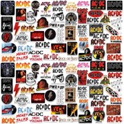 Sunny Lane AC/DC 150 Count Vinyl Large Deluxe Stickers Variety Pack   Classic Rock Band Logo & Album Art Decals for Laptop, Water Bottle, Scrapbooking, Tablet, Indoor & Outdoor Use