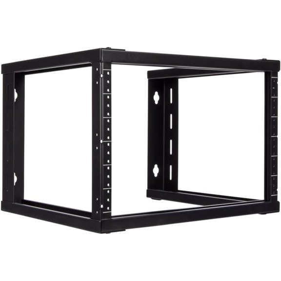 Sunny Lane6U Wall Mount Rack - Server Rack for 19 Inch IT Equipment Open Frame Rack  Network Rack for AV & Server Equipment 16 Deep Rack, Black