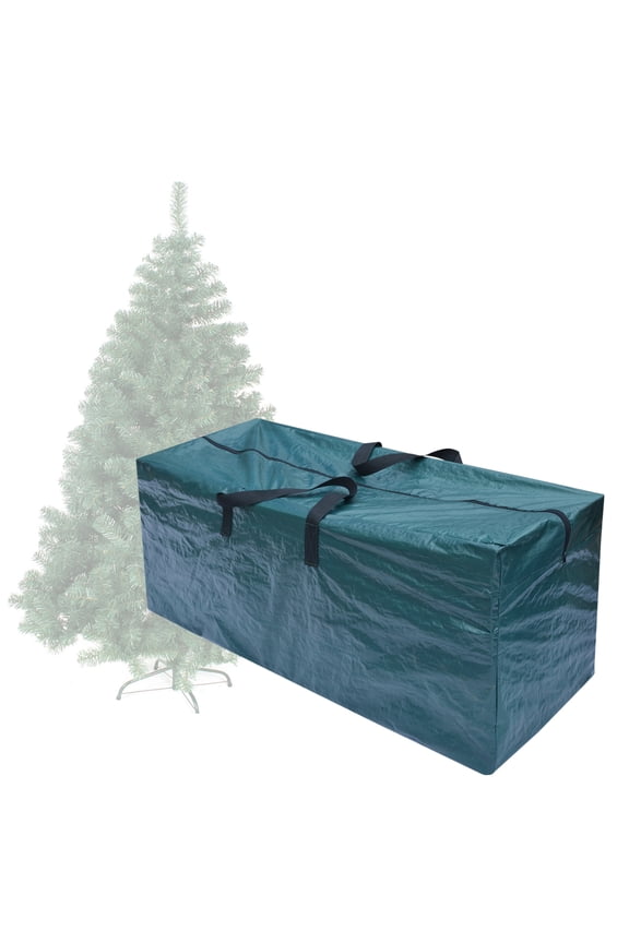 Large Christmas Tree Storage Bag for Clean Up Holiday Up to 9', Green