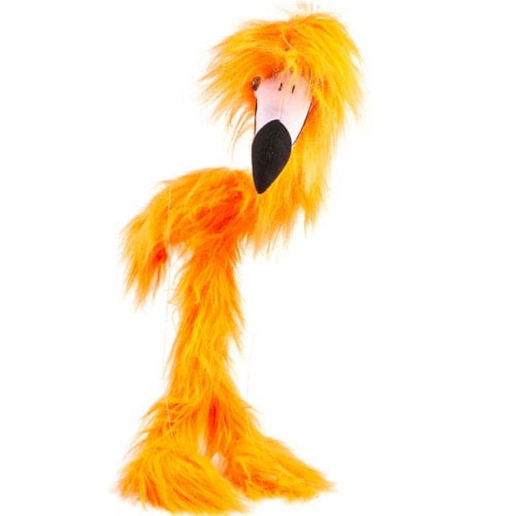 Sunny Large Flamingo Marionette Puppet, 38 Inch, Orange-Red
